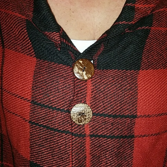 Shaw plaid cape - Picture 3 of 4